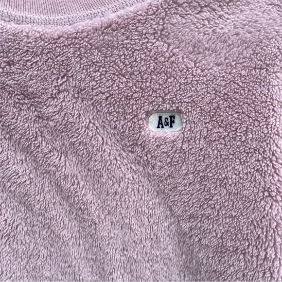 Abercrombie & Fitch Cozy Crew Neck Pullover Sweater - Pink Size S - Picture 5 of 13